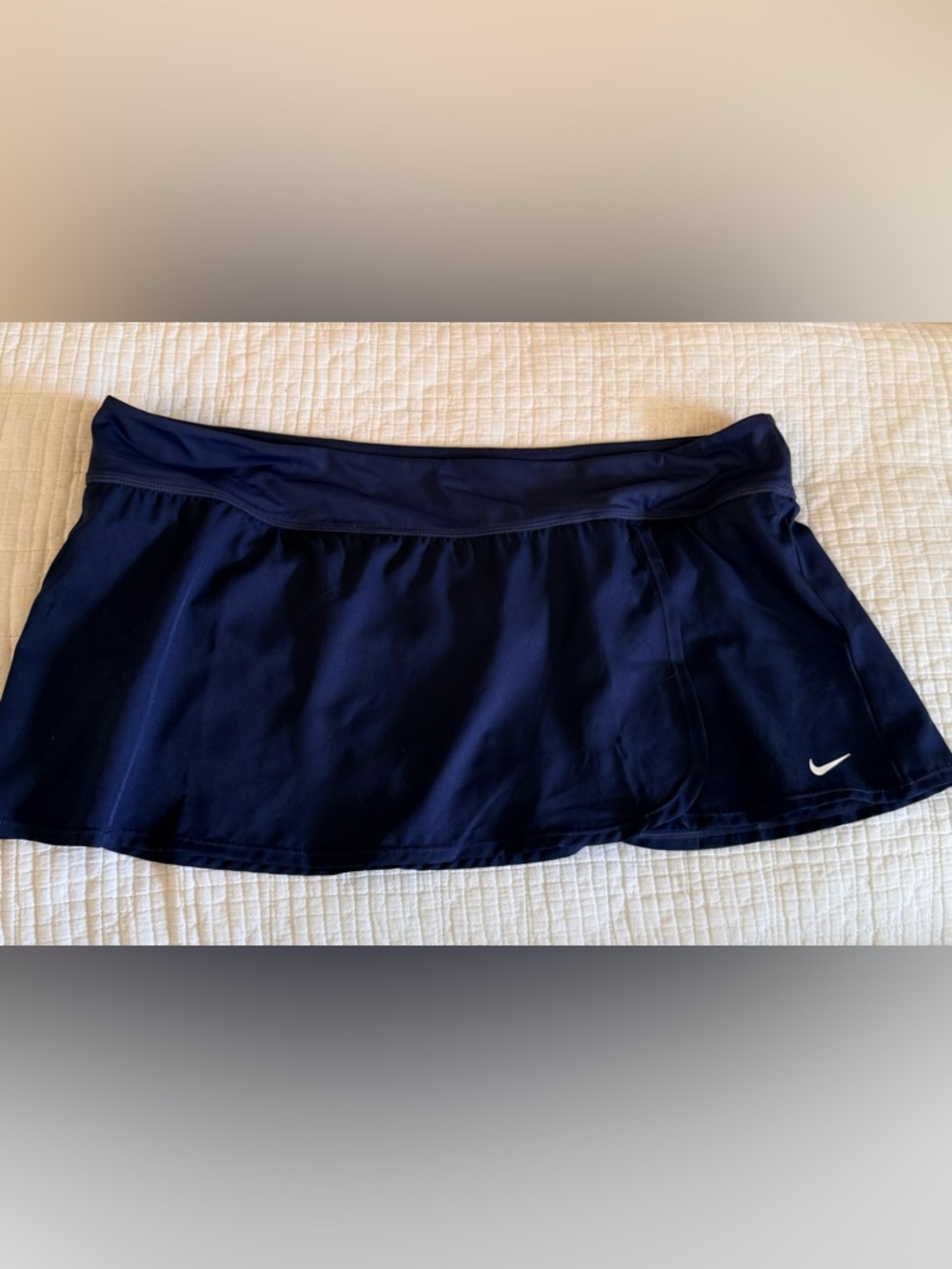 Nike Swim Skirt XXL NWT Navy Blue Board Skirt Swim Skort Built In Brief NESS9201